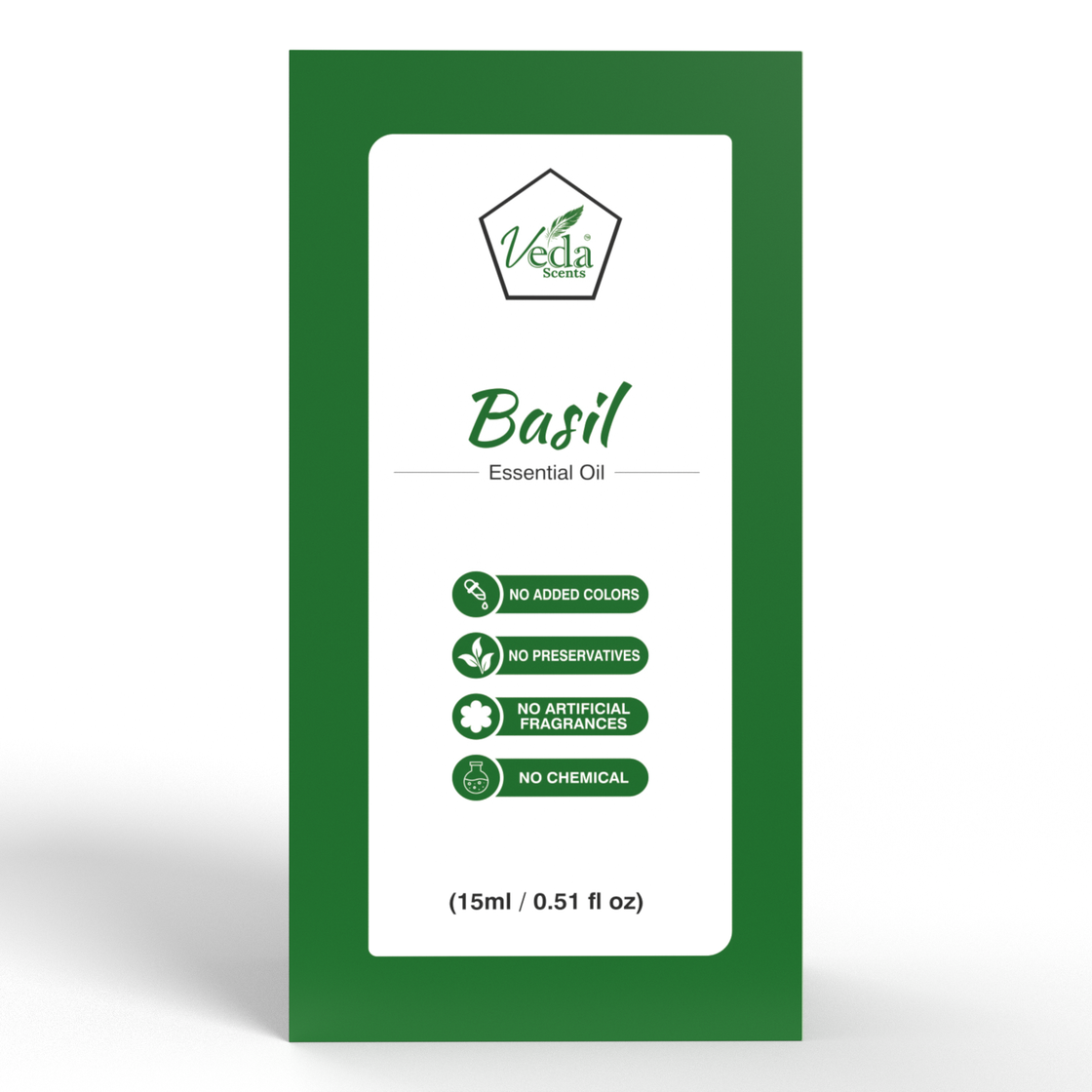 Veda Scents Basil Essential Oil