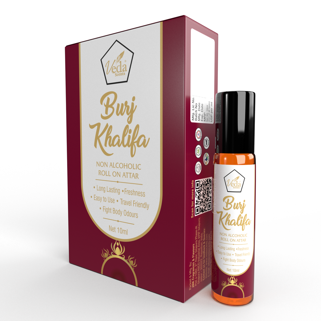 Veda Scents Burj Khalifa Roll On Attar