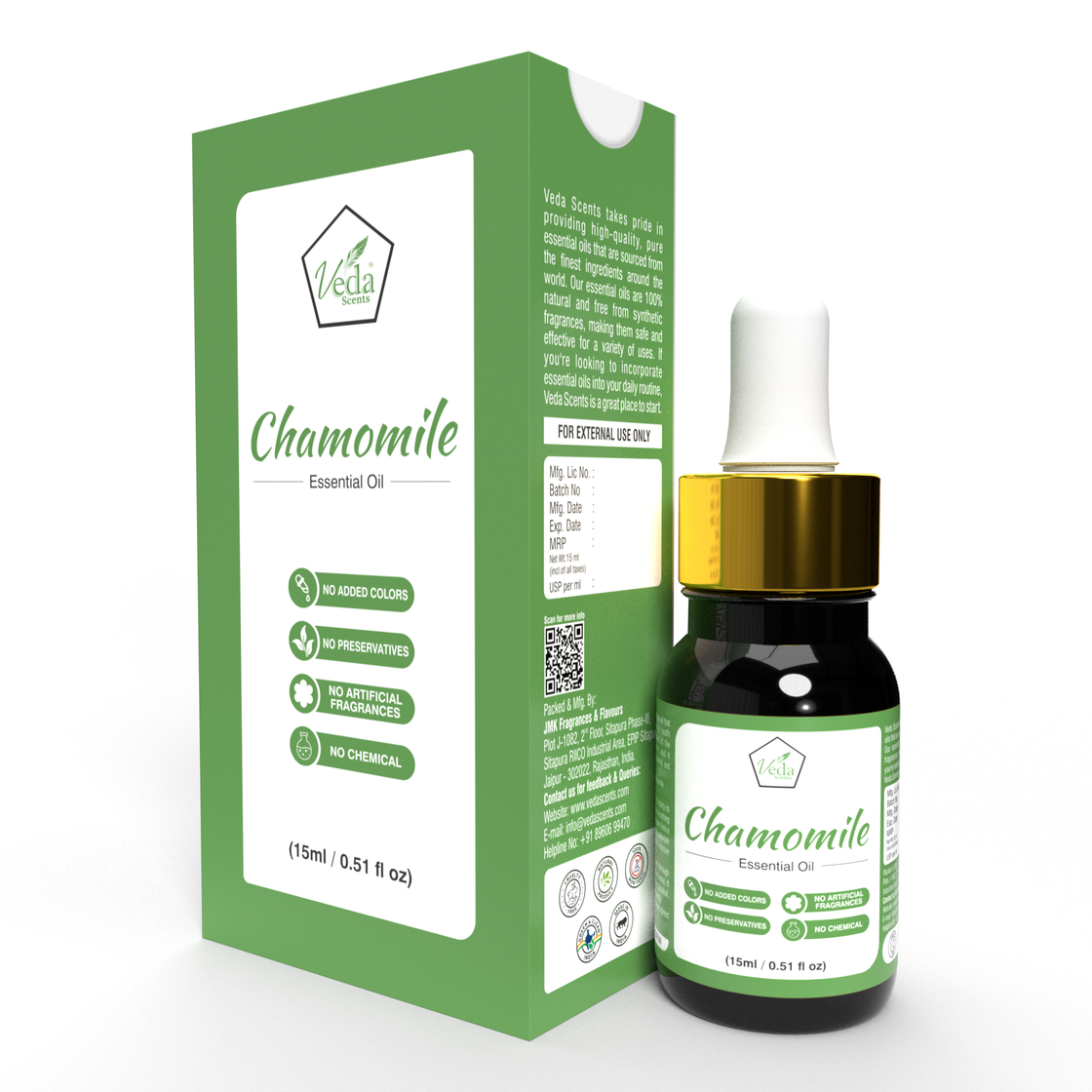 Veda Scents Chamomile Essential Oil