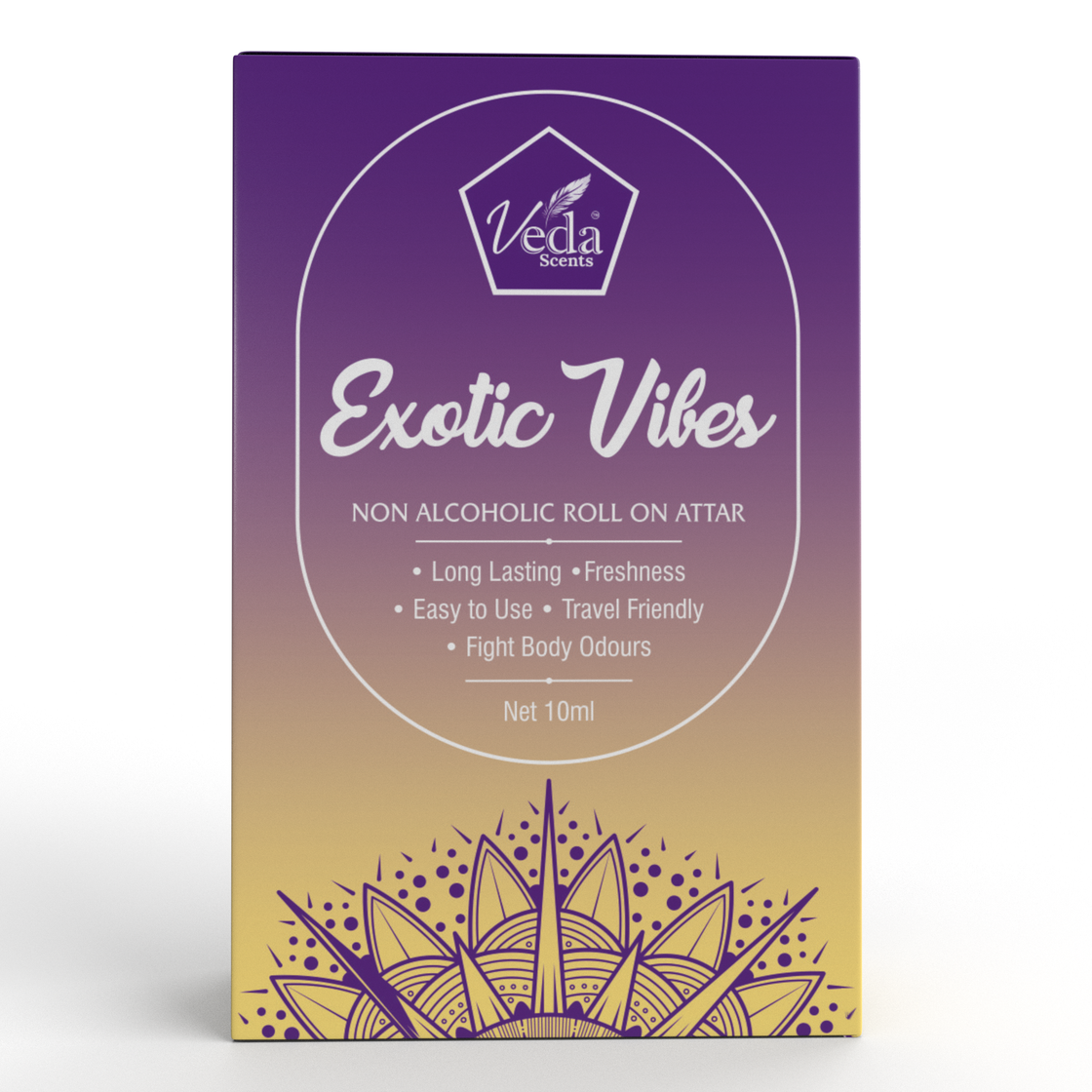Veda Scents Exotic  Vibes Roll On  Attar