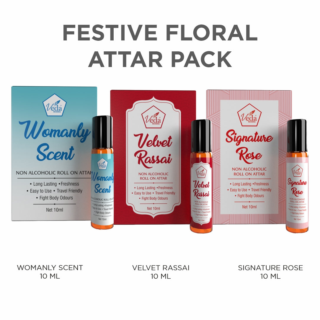 Festive Floral Attar Pack