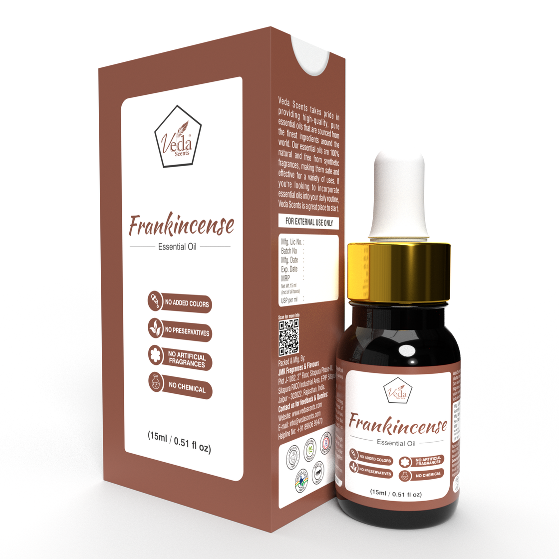 Veda Scents Frankincense Essential Oil