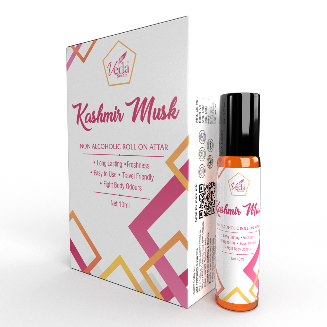 Veda Scents Kashmir Musk Roll On Attar