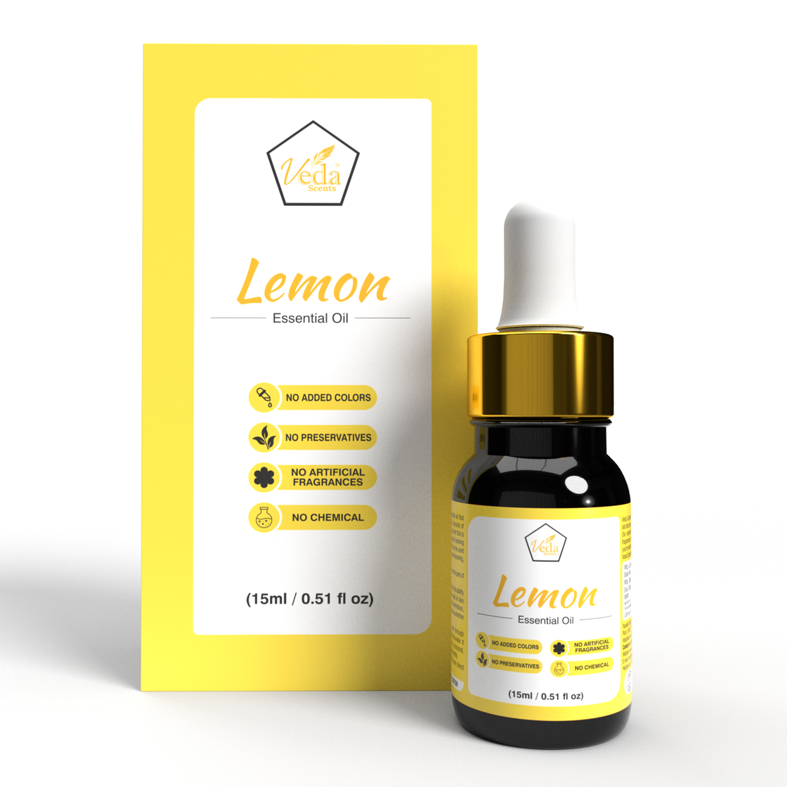 Veda Scents Lemon Essential Oil