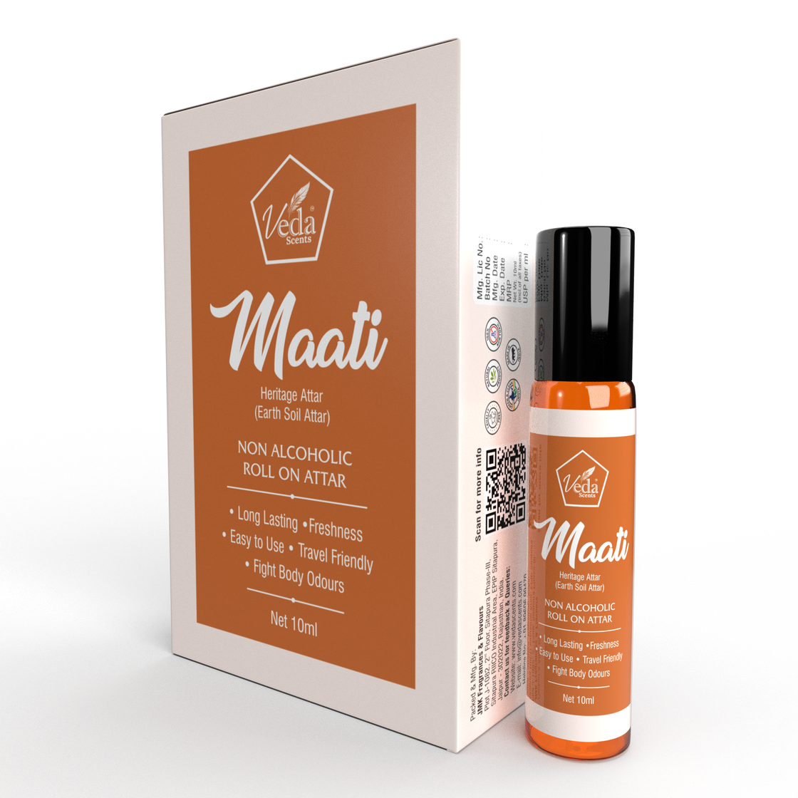 Veda Scents Maati Attar Roll On Attar