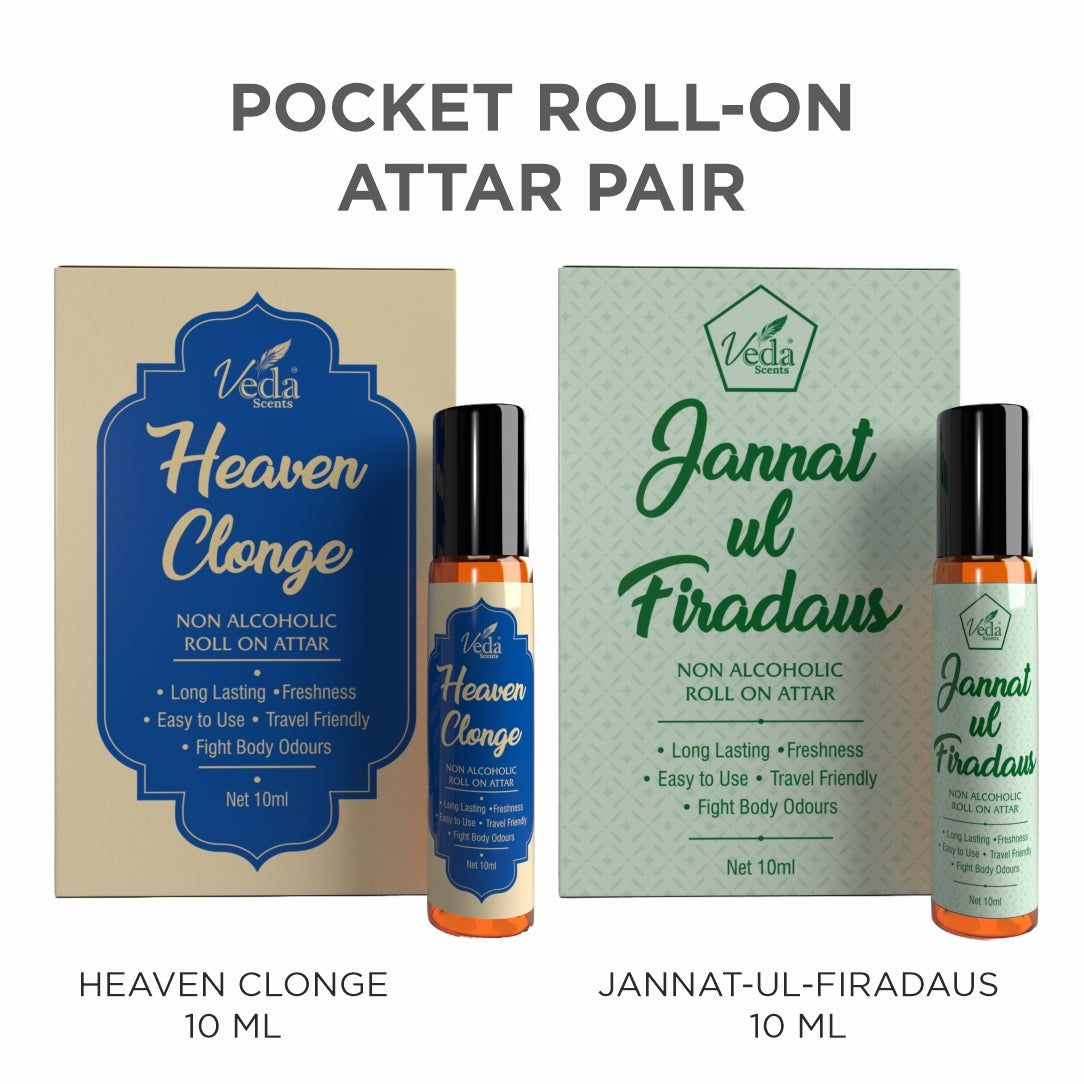 Pocket Roll-On Attar Pair