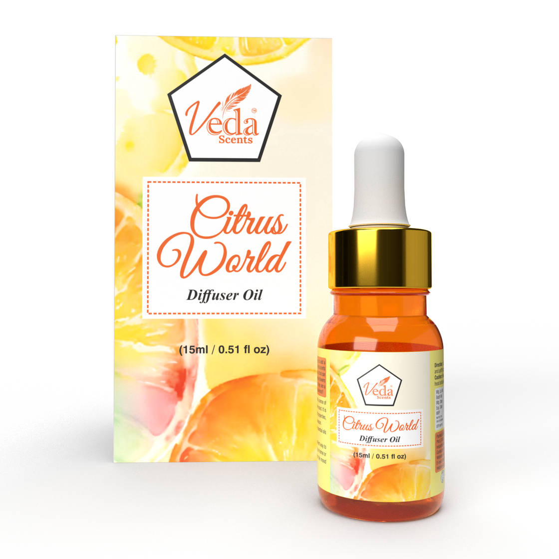 Veda Scents Citrus World Diffuser Oil
